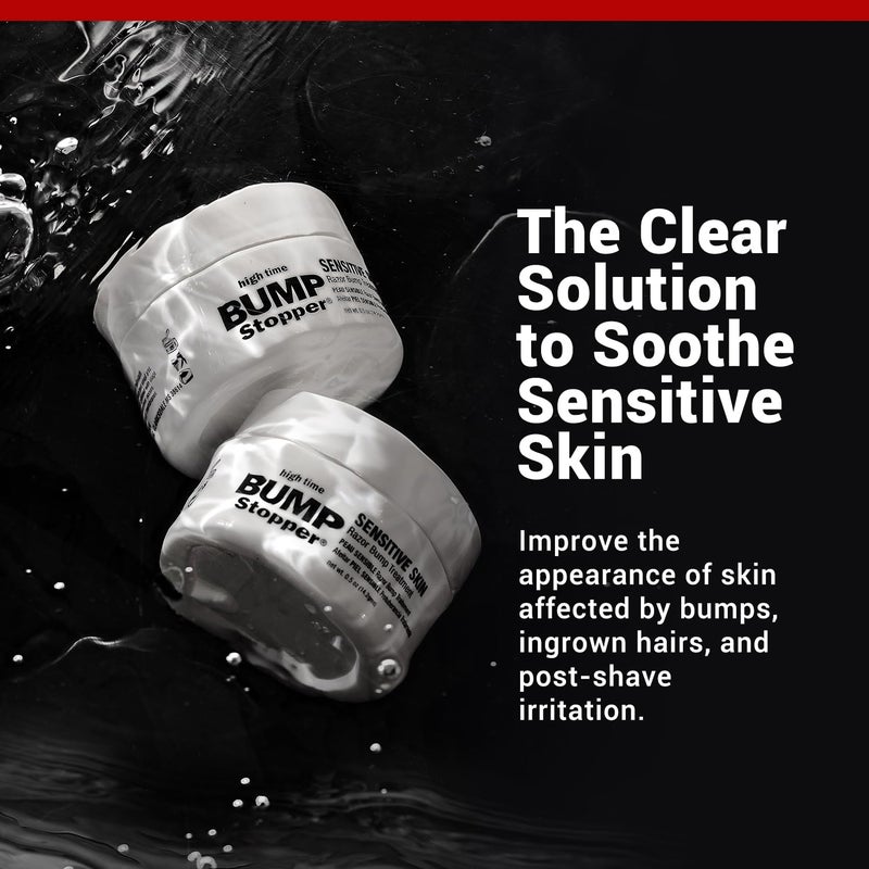 High Time Bumps Stopper Sensitive Razor Bump Treatment | Formulated to Relief Razor Burn | Eliminates Ingrown Hairs | After Shave Lotion | Post Shaving Bump Treatment | Shaving Bump Treatment for Men - Image 5